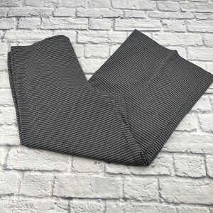 Lane Bryant Black White Geometric Diamond Print Dress Pants 18P Stretch Pull On